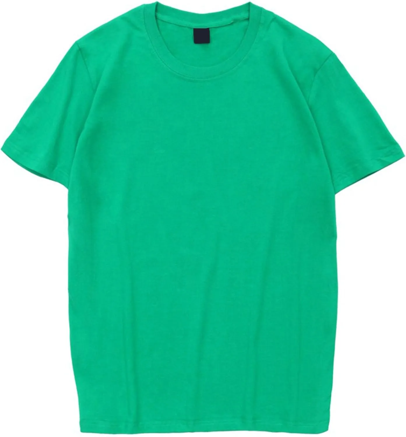 Multipack Cotton T-Shirt for Men Crew Neck Short Sleeve Loose Basic Tees Solid Color Stretch Plain Tee Tops