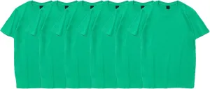 Multipack Cotton T-Shirt for Men Crew Neck Short Sleeve Loose Basic Tees Solid Color Stretch Plain Tee Tops
