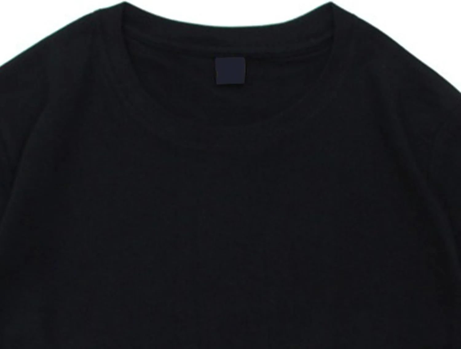 Multipack Cotton T-Shirt for Men Crew Neck Short Sleeve Loose Basic Tees Solid Color Stretch Plain Tee Tops