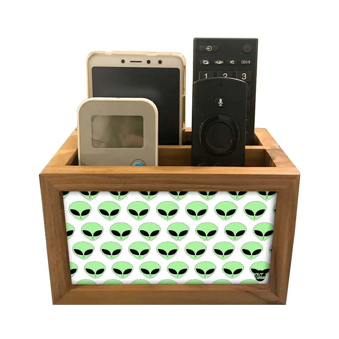 Multipurpose Remote Control Holder For TV / AC Remotes -  Skulls White