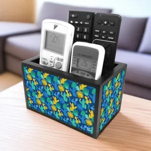 Organizer For TV AC Remotes -Cactus Decor
