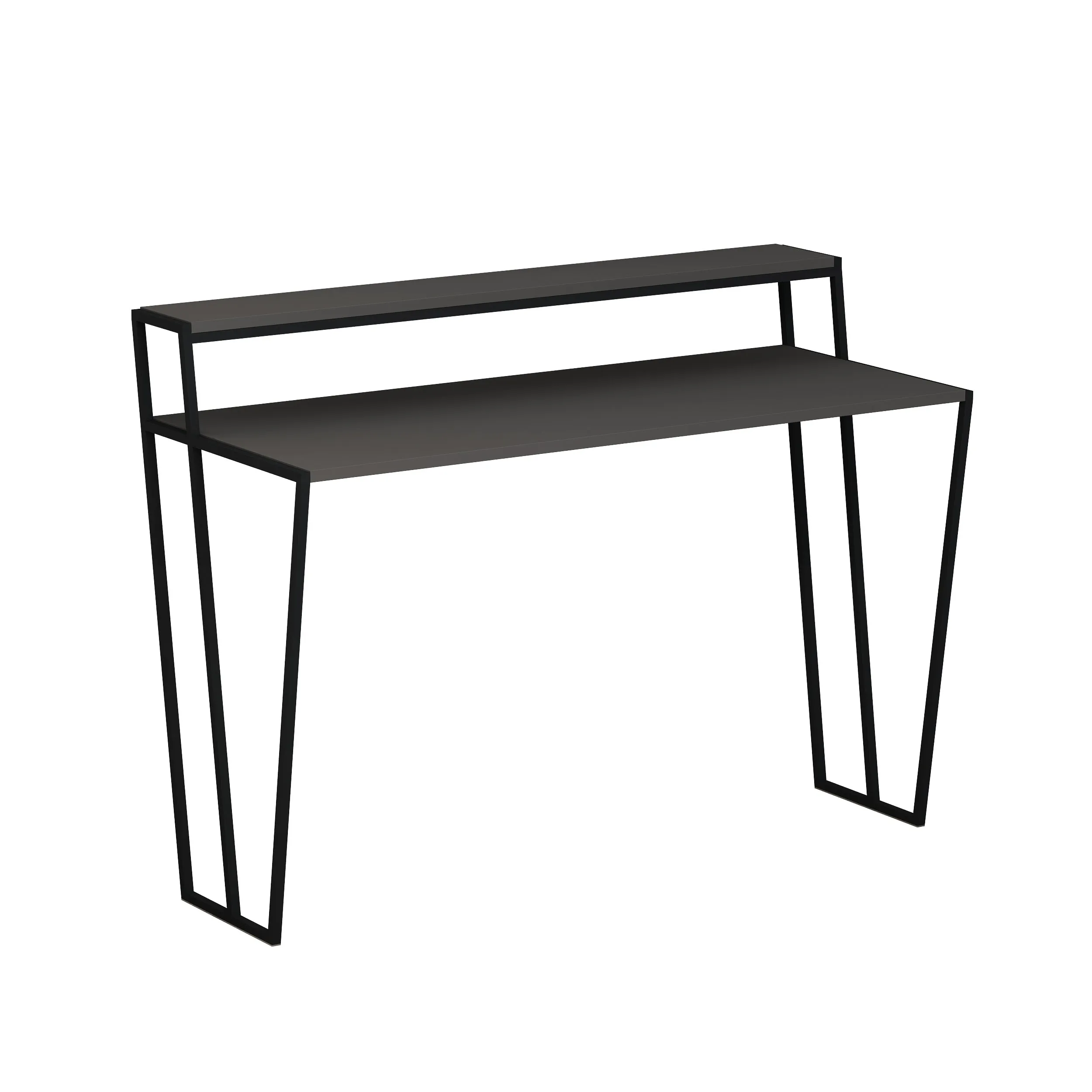 Pal Modern Study Desk With Monitor Stand Width 124cm