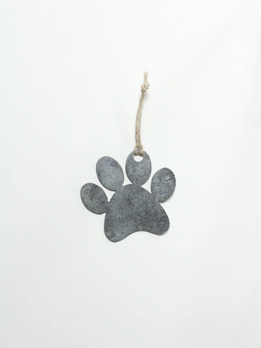 Paw Print Christmas Ornament