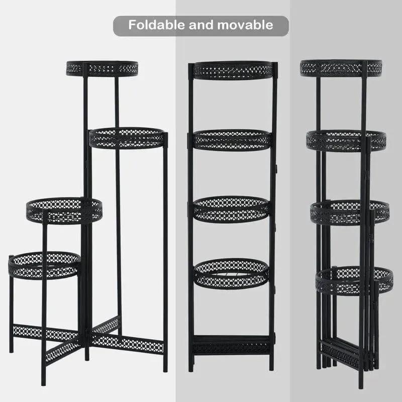 Plant Stand: Multi-Tiered Free Form Plant Stand