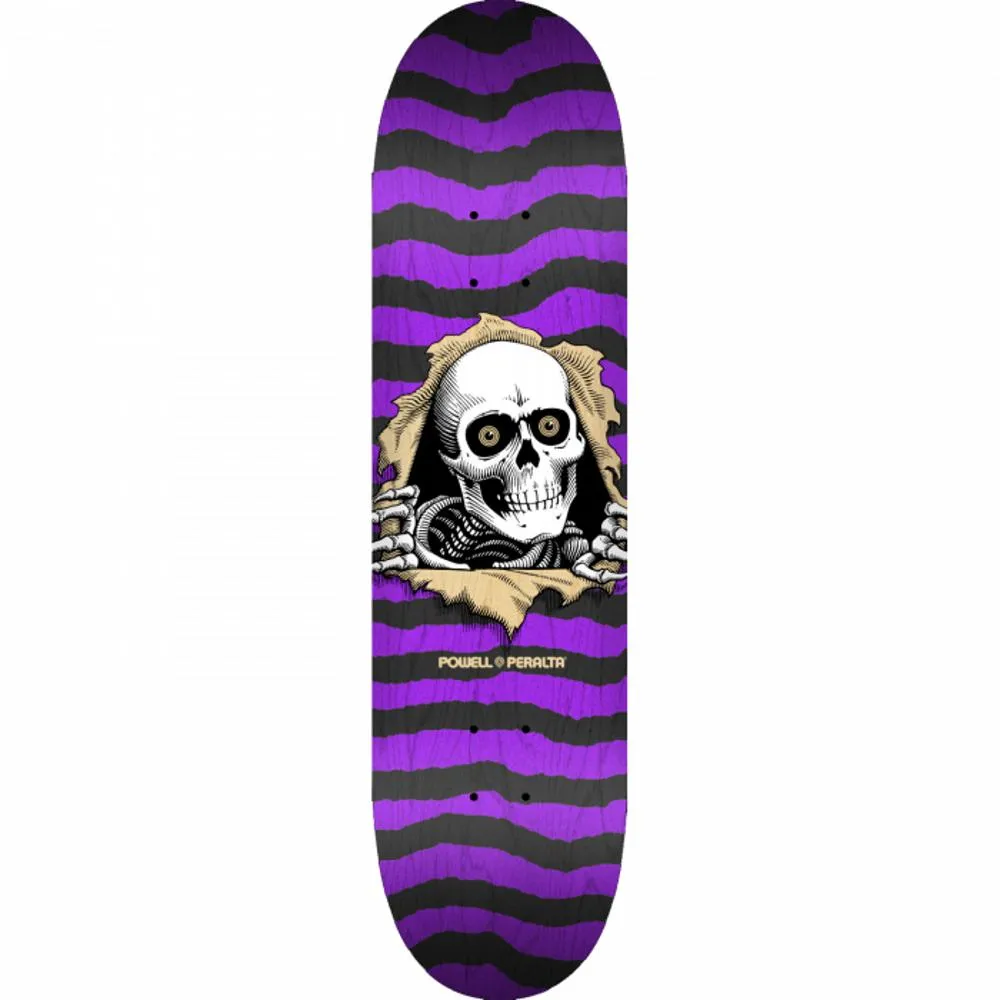 Powell Peralta Ripper 9.0" Natural/Purple Skateboard Deck