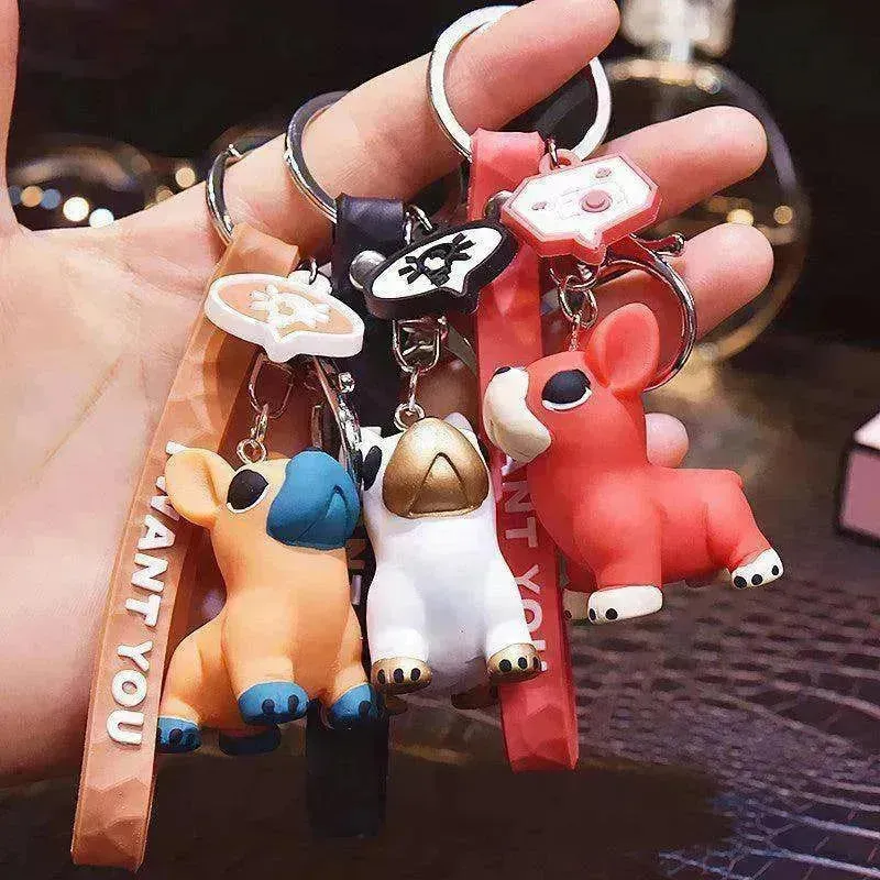 Puppy keychain
