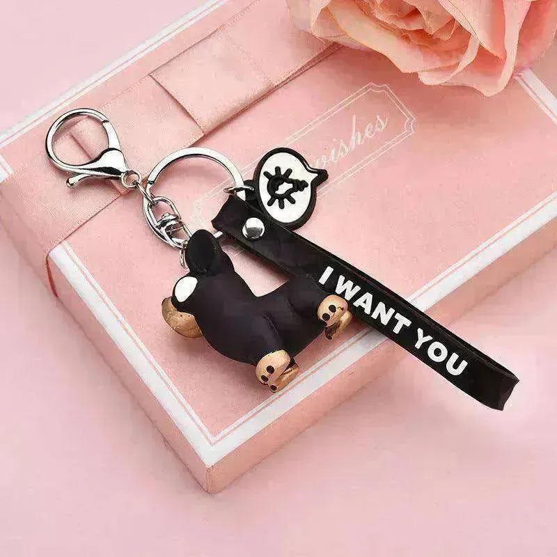 Puppy keychain
