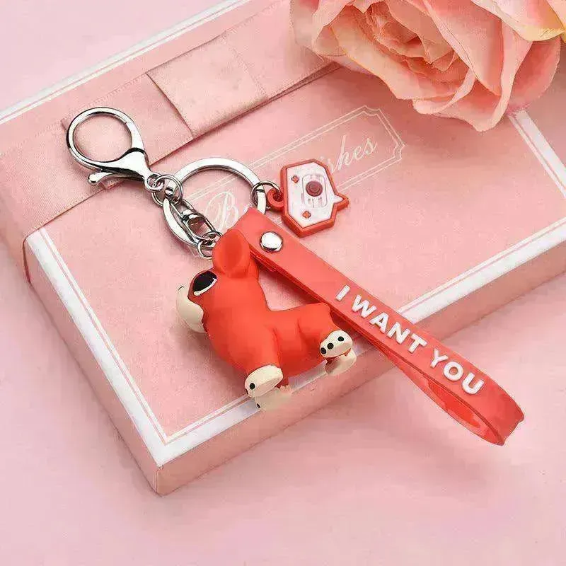 Puppy keychain