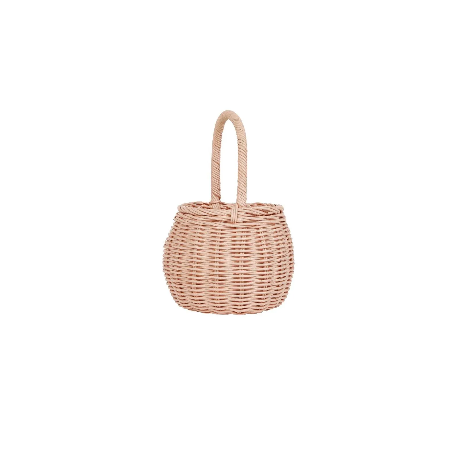 Rattan Berry Basket | Rose