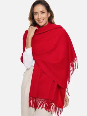 Red Cashmere Wrap