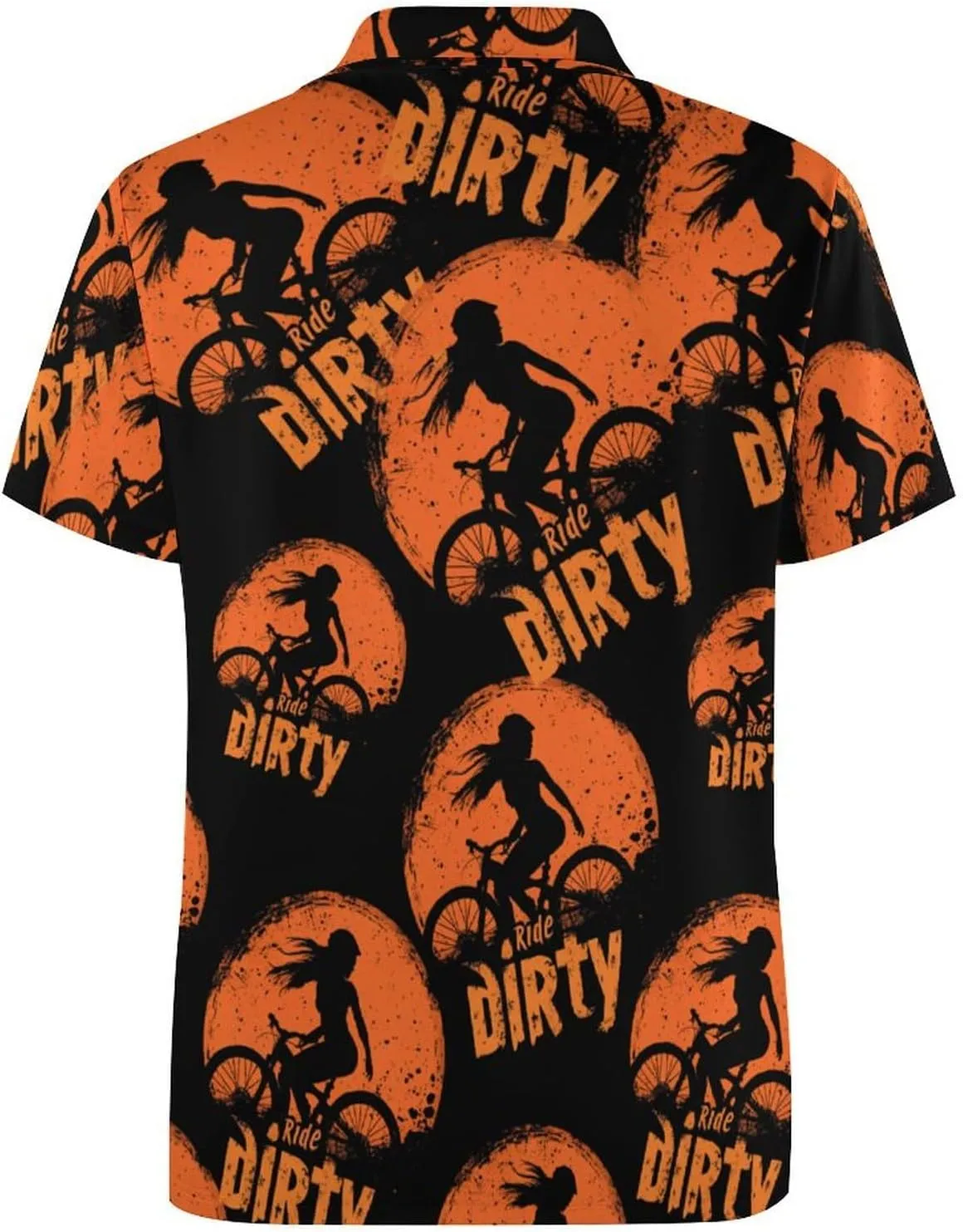 Ride Dirty Mens Polo Shirts Quick Dry Short Sleeve T-shirts Slim Tennis Collared Tees Tops