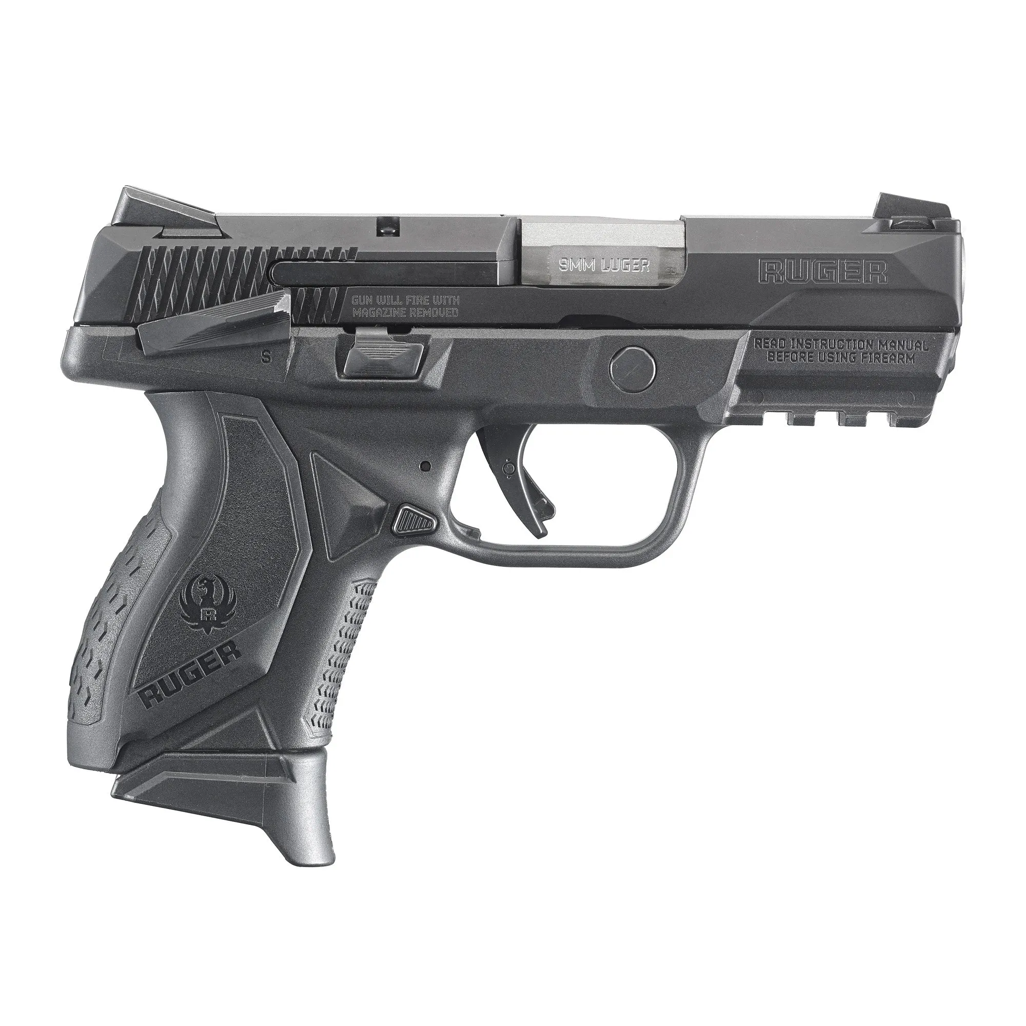 Ruger American 9mm 3.55" Blk Sf