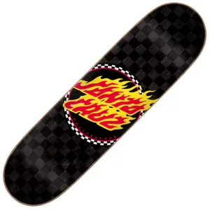 Santa Cruz Flame Dot Check Deck 8.5"