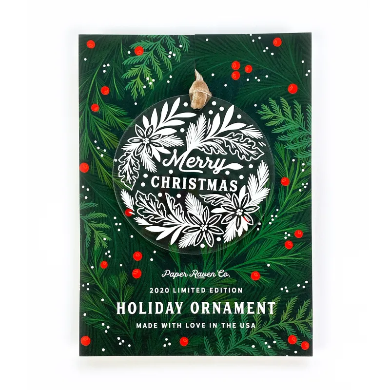Set of 6: Limited Edition Acrylic Ornaments