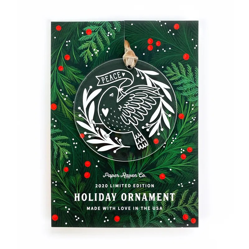 Set of 6: Limited Edition Acrylic Ornaments