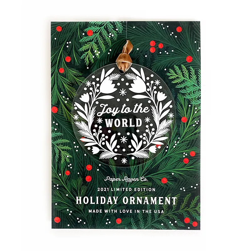 Set of 6: Limited Edition Acrylic Ornaments