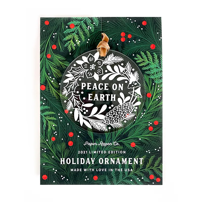 Set of 6: Limited Edition Acrylic Ornaments