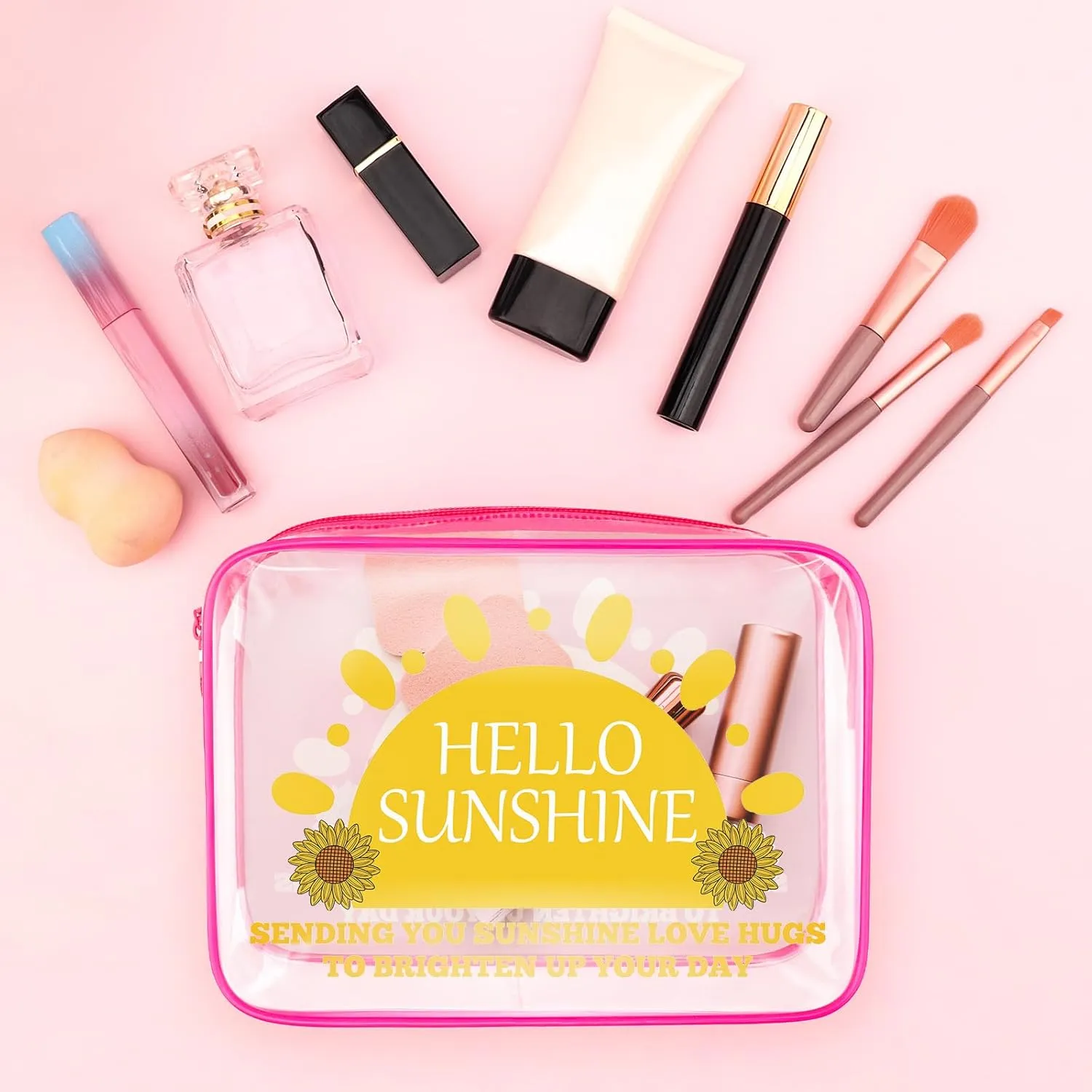 Sfodiary Inspirational Gift for Women Makeup Bag Motivational Birthday Christmas Gift for Mom Friends Teacher Coworker Cosmetic Bag Encouraging Graduation Gift for Daughter Travel Pouch Toiletry Bag