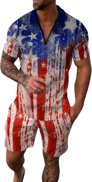 Short Sleeve Military Tactical Tees Men's Polo Shirts 2024 Fag Spring and Summer Fashion Leisure Seaside Beach