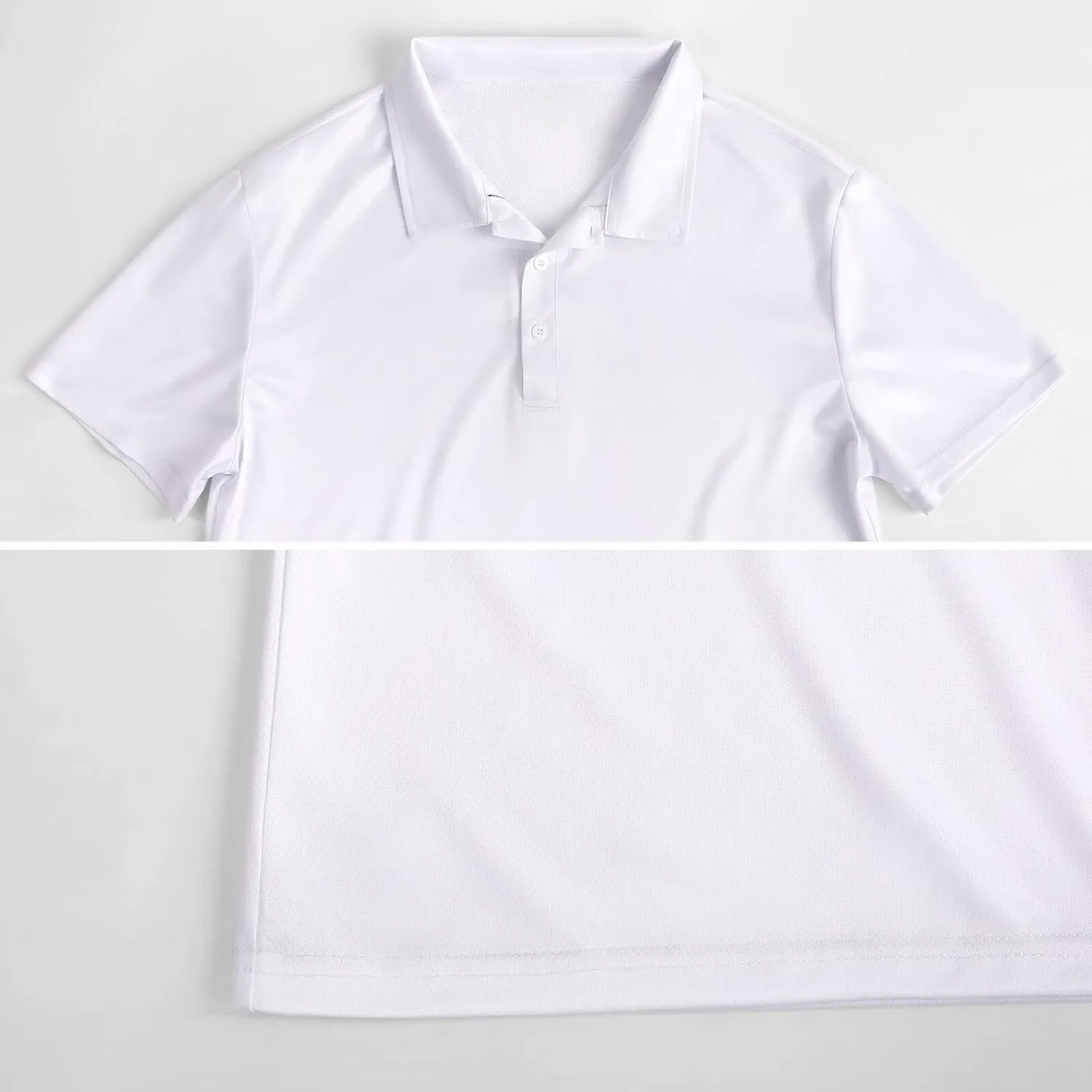 Skiing White Bear Ski Mens Polo Shirts Quick Dry Short Sleeve T-shirts Slim Tennis Collared Tees Tops