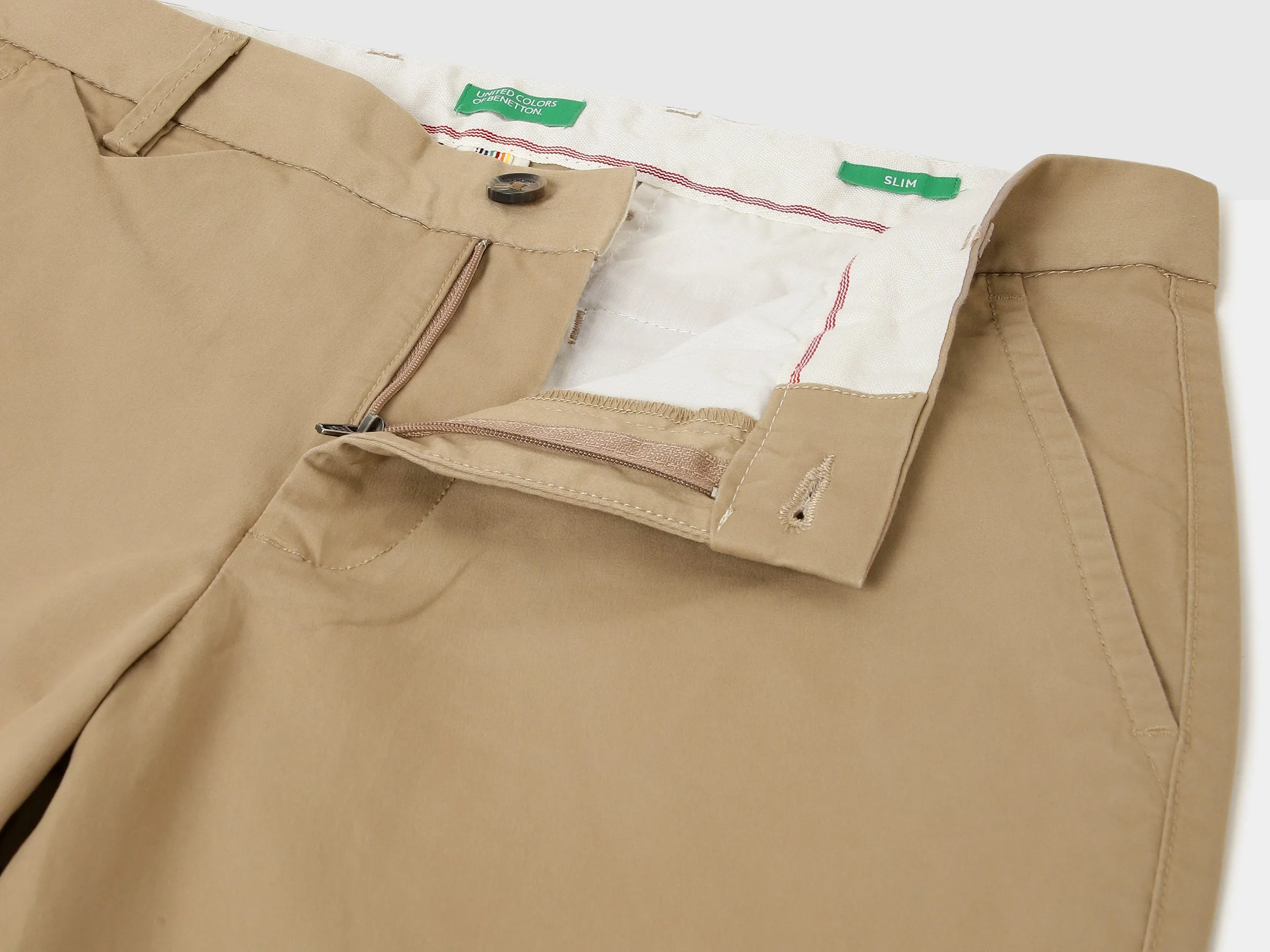 Solid Slim Fit Trousers