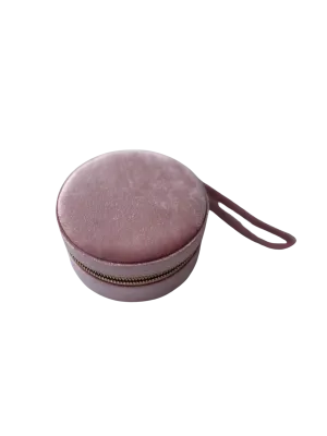 StitchesandTweed Vions Velvet Travel Jewellery Box