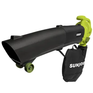 Sun Joe SBJ604E 3-in-1 Electric Blower | 200 MPH | 12 Amp | Vacuum | Mulcher