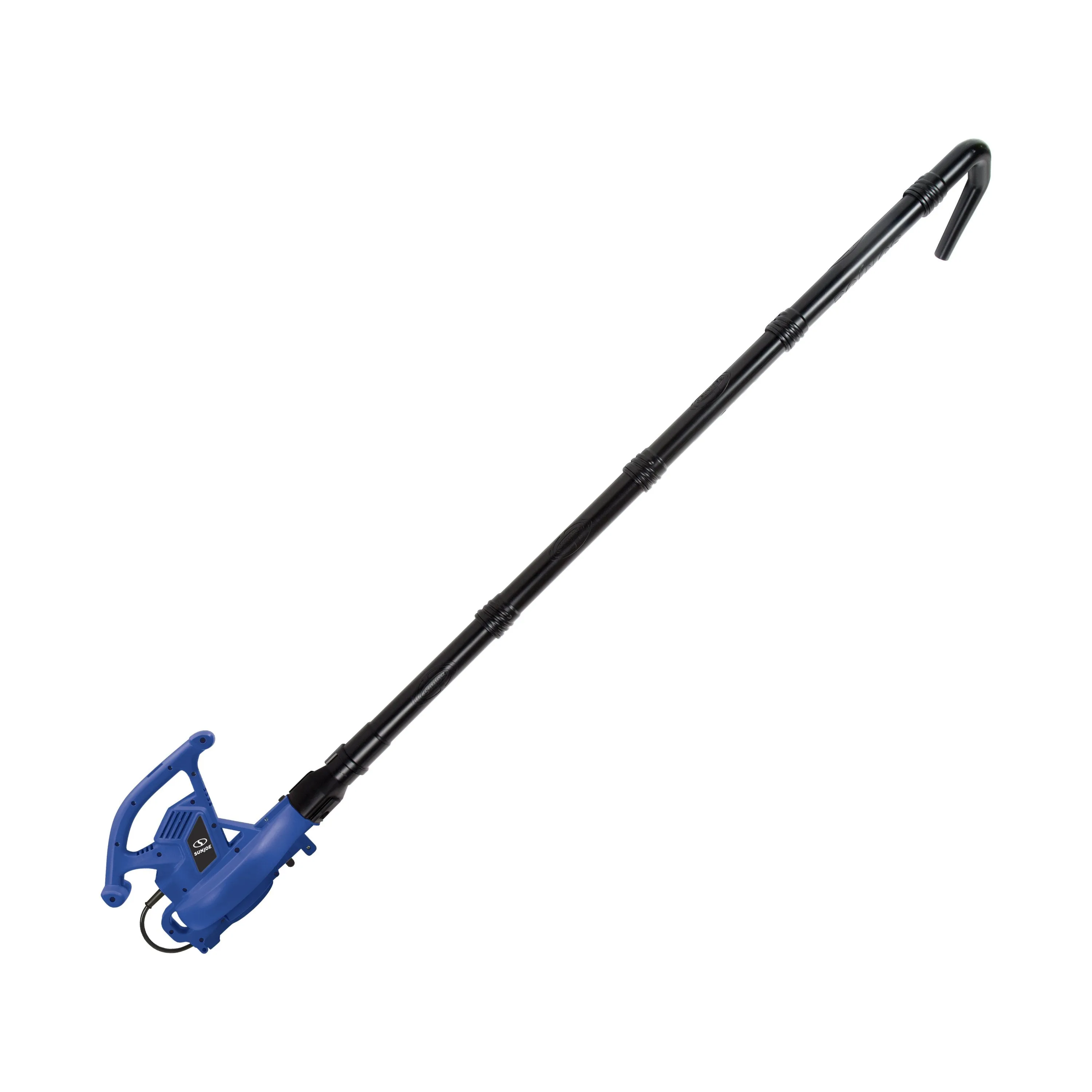 Sun Joe SBJ606E-GA-SJB 4-in-1 Electric Blower | 250 MPH | 14 Amp | Vacuum | Mulcher | Gutter Cleaner (Blue)