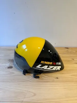 Team Jumbo Visma - Lazer Volante - Black/Yellow - With Name