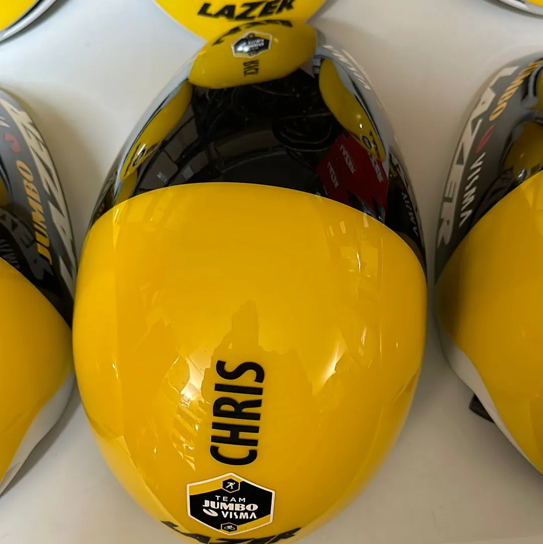 Team Jumbo Visma - Lazer Volante - Black/Yellow - With Name