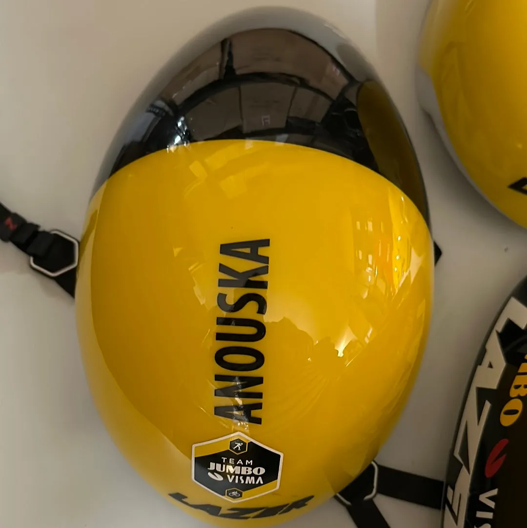 Team Jumbo Visma - Lazer Volante - Black/Yellow - With Name