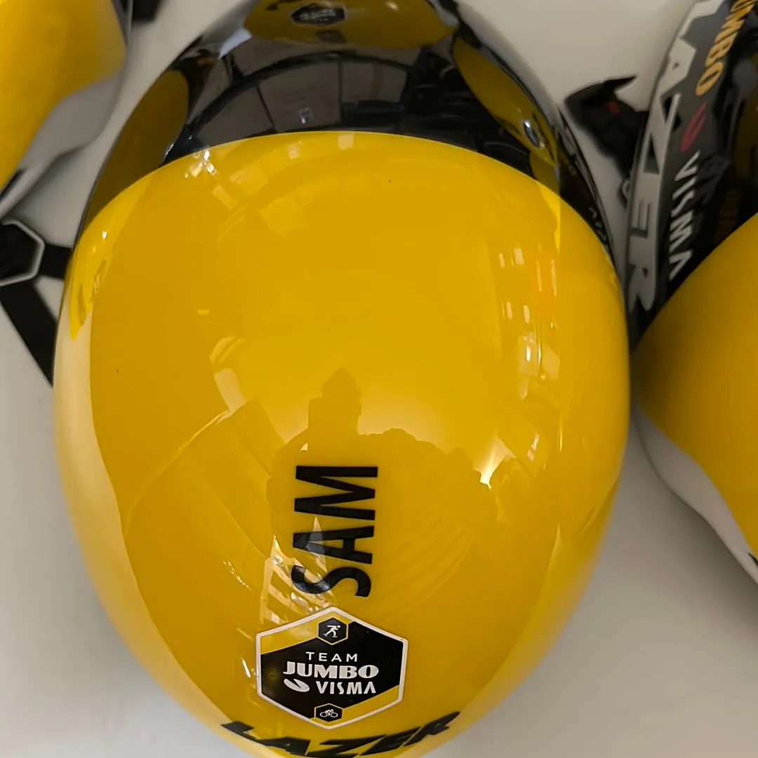 Team Jumbo Visma - Lazer Volante - Black/Yellow - With Name