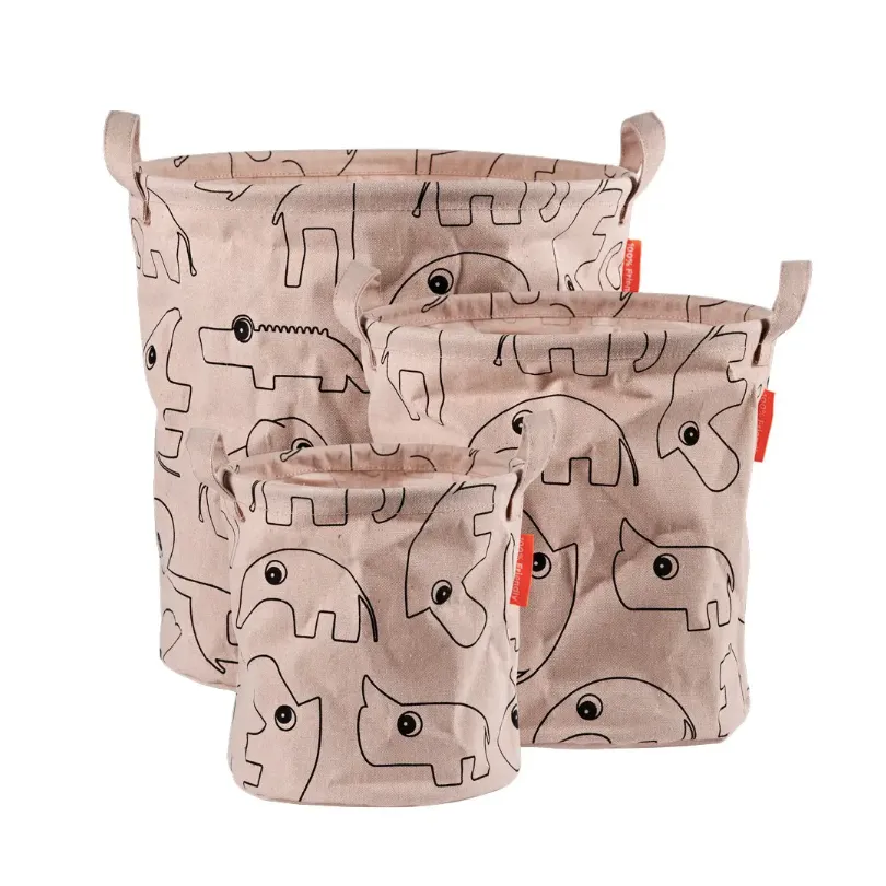 Toy Baskets 3pc VARIOUS COLOURS