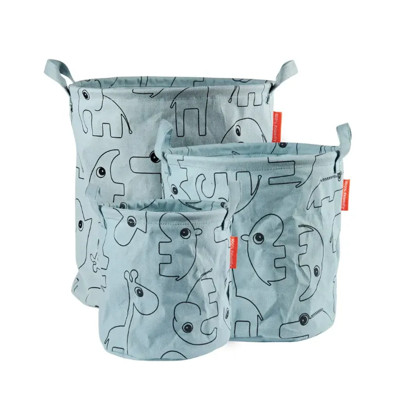 Toy Baskets 3pc VARIOUS COLOURS