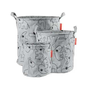 Toy Baskets 3pc VARIOUS COLOURS