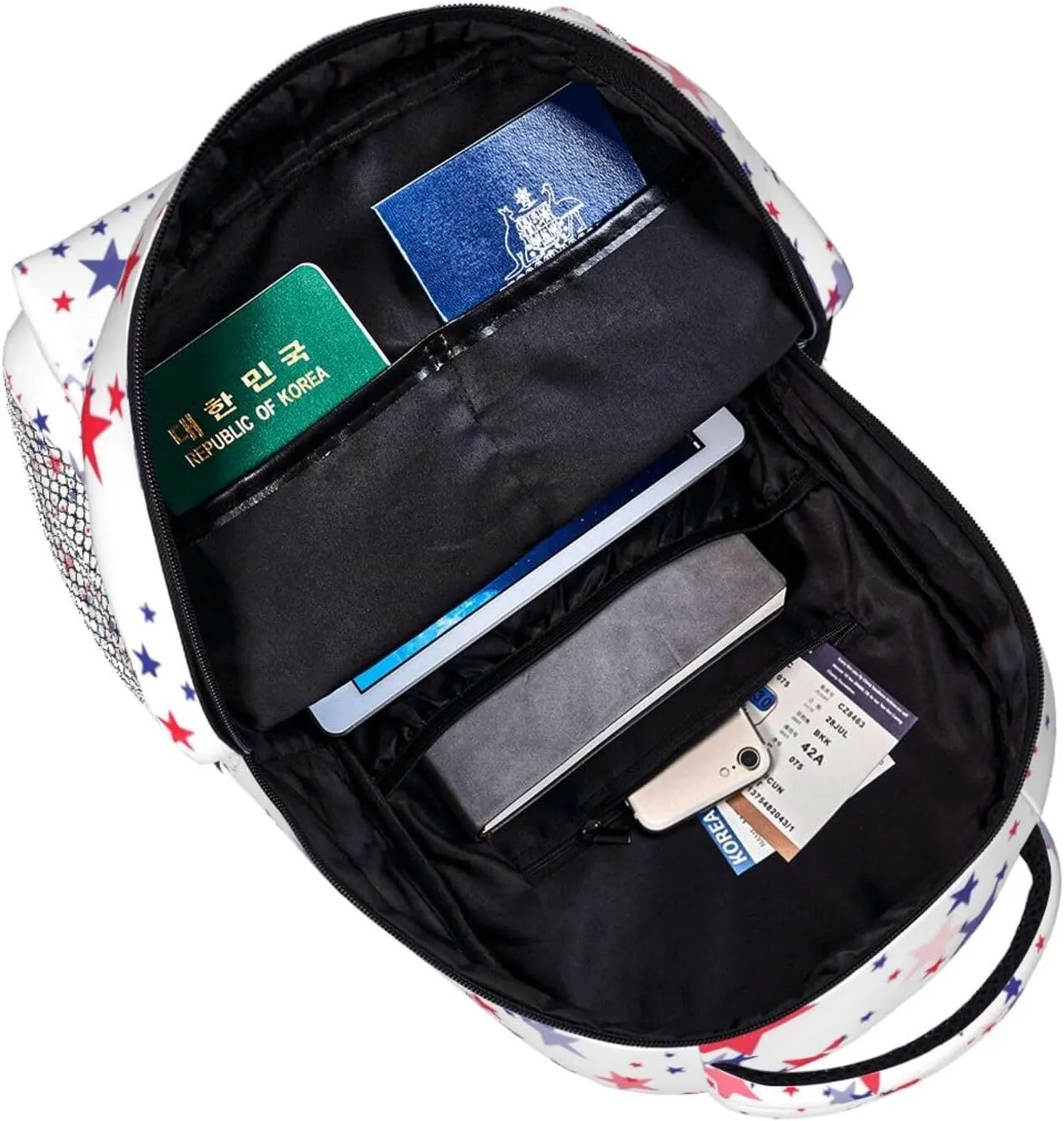 Travel Laptop Backpack for Women Lightweight College Backpack Adjustable Fits 15.6 Inch Laptop Bag Waterproof Computer Bag for Men - 4th July