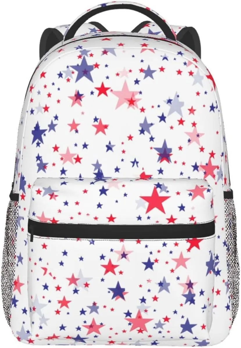 Travel Laptop Backpack for Women Lightweight College Backpack Adjustable Fits 15.6 Inch Laptop Bag Waterproof Computer Bag for Men - 4th July