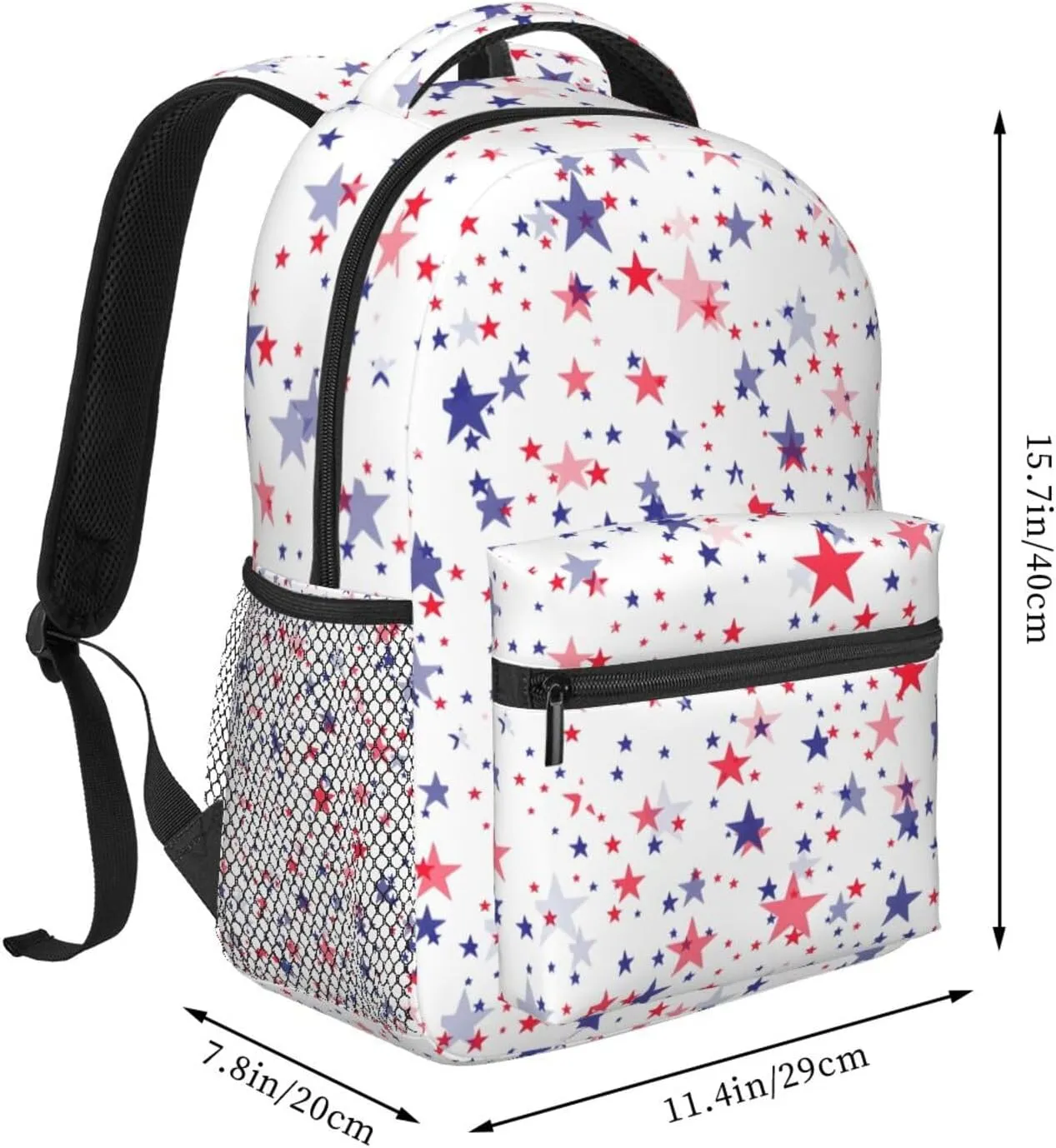 Travel Laptop Backpack for Women Lightweight College Backpack Adjustable Fits 15.6 Inch Laptop Bag Waterproof Computer Bag for Men - 4th July