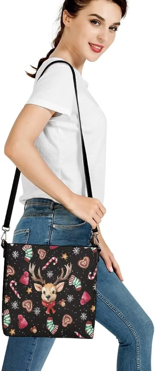 TSOVTHTID Large Crossbody Bucket Bags for Women Hobo Tote Handbag Suitable for Work School Travel Outdoor