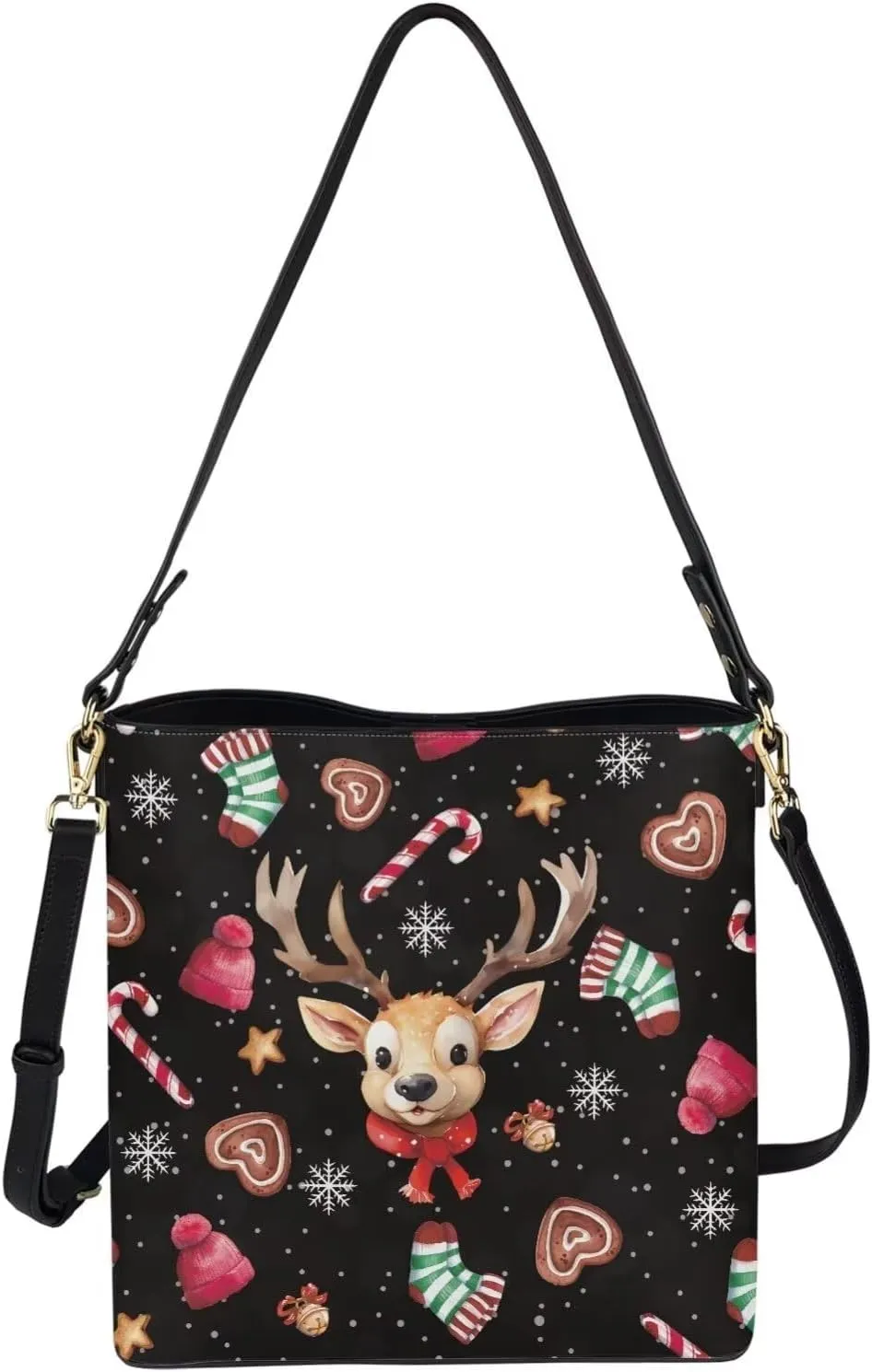 TSOVTHTID Large Crossbody Bucket Bags for Women Hobo Tote Handbag Suitable for Work School Travel Outdoor