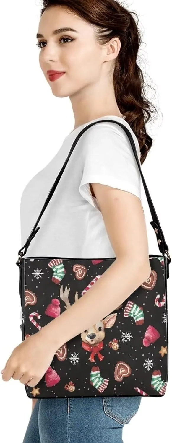 TSOVTHTID Large Crossbody Bucket Bags for Women Hobo Tote Handbag Suitable for Work School Travel Outdoor
