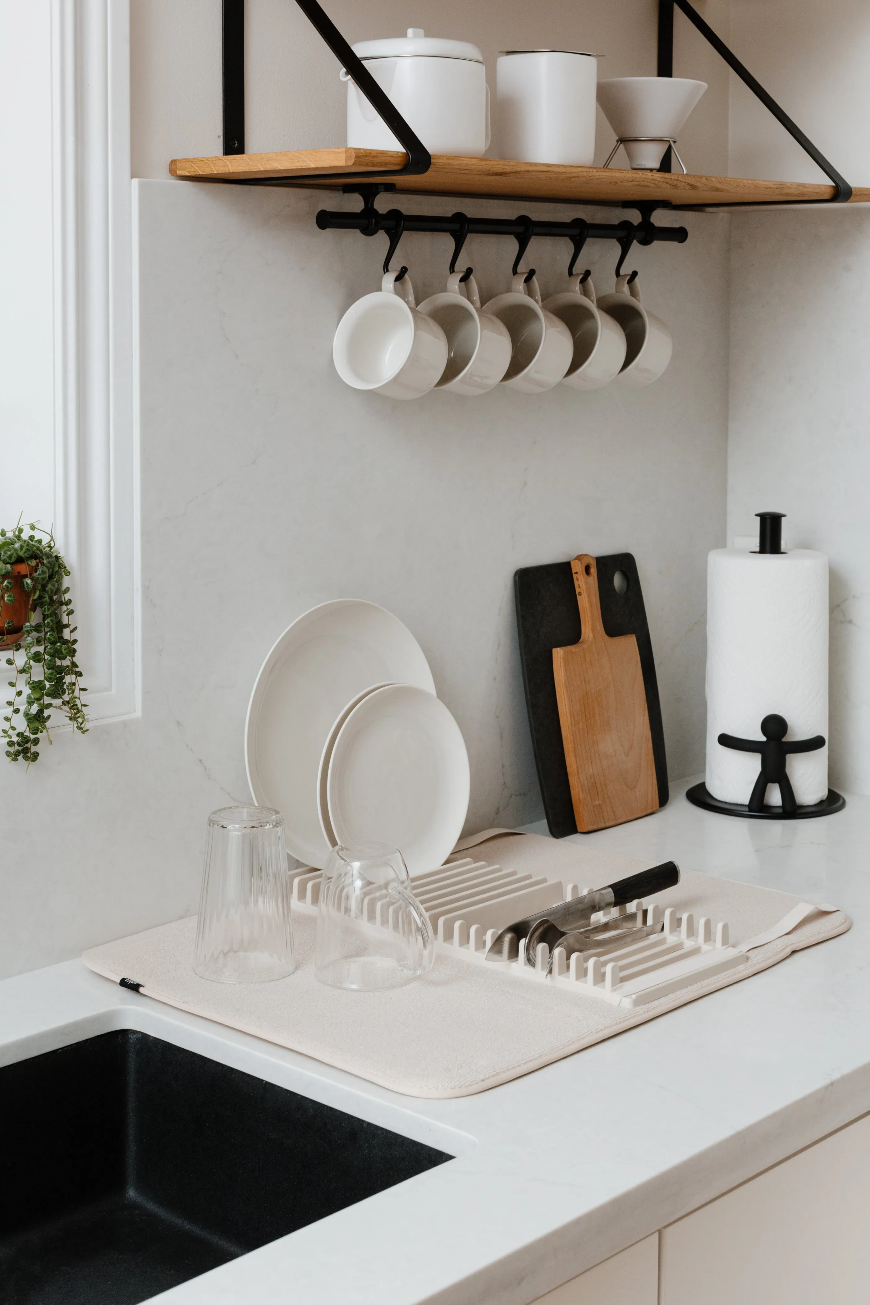 Umbra UDry Dish Rack with Drying Mat