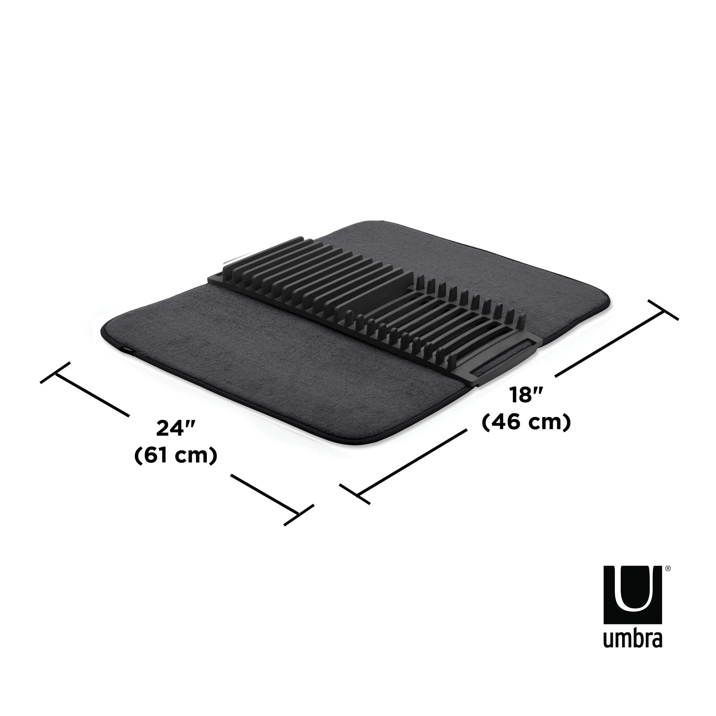 Umbra UDry Dish Rack with Drying Mat