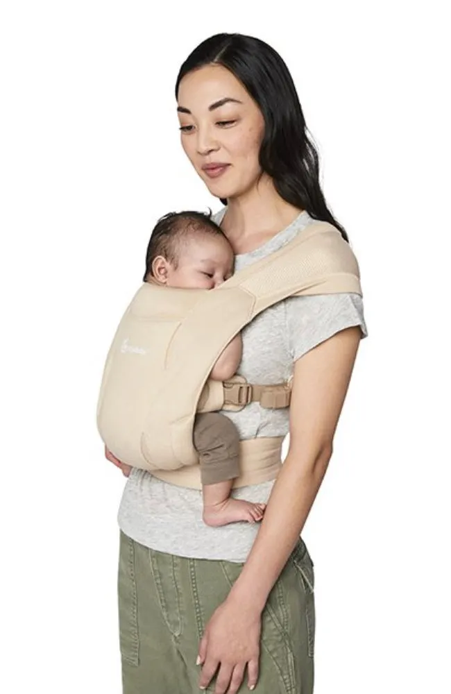 Ungbarnaburðarpoki Embrace Soft Air Mesh - Creme