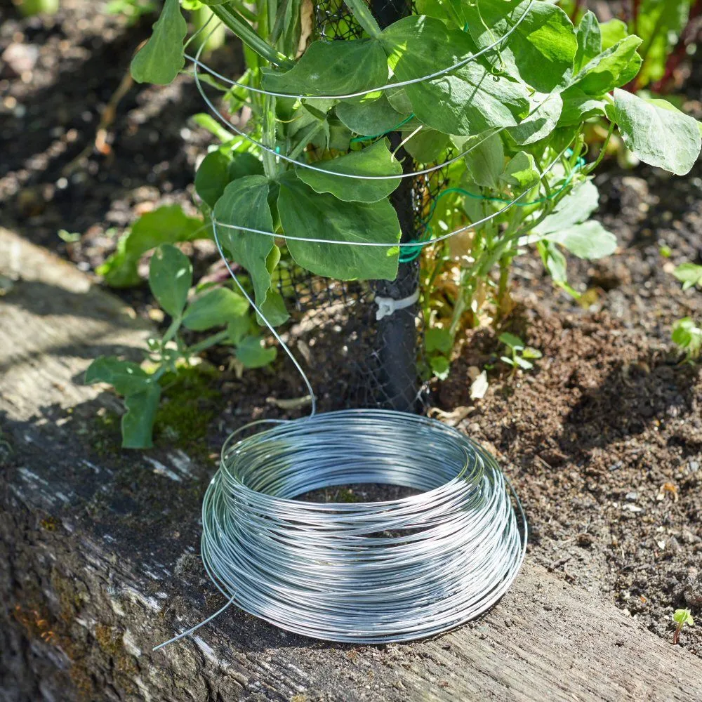 Useful 100m Galvanised 1mm Garden Wire
