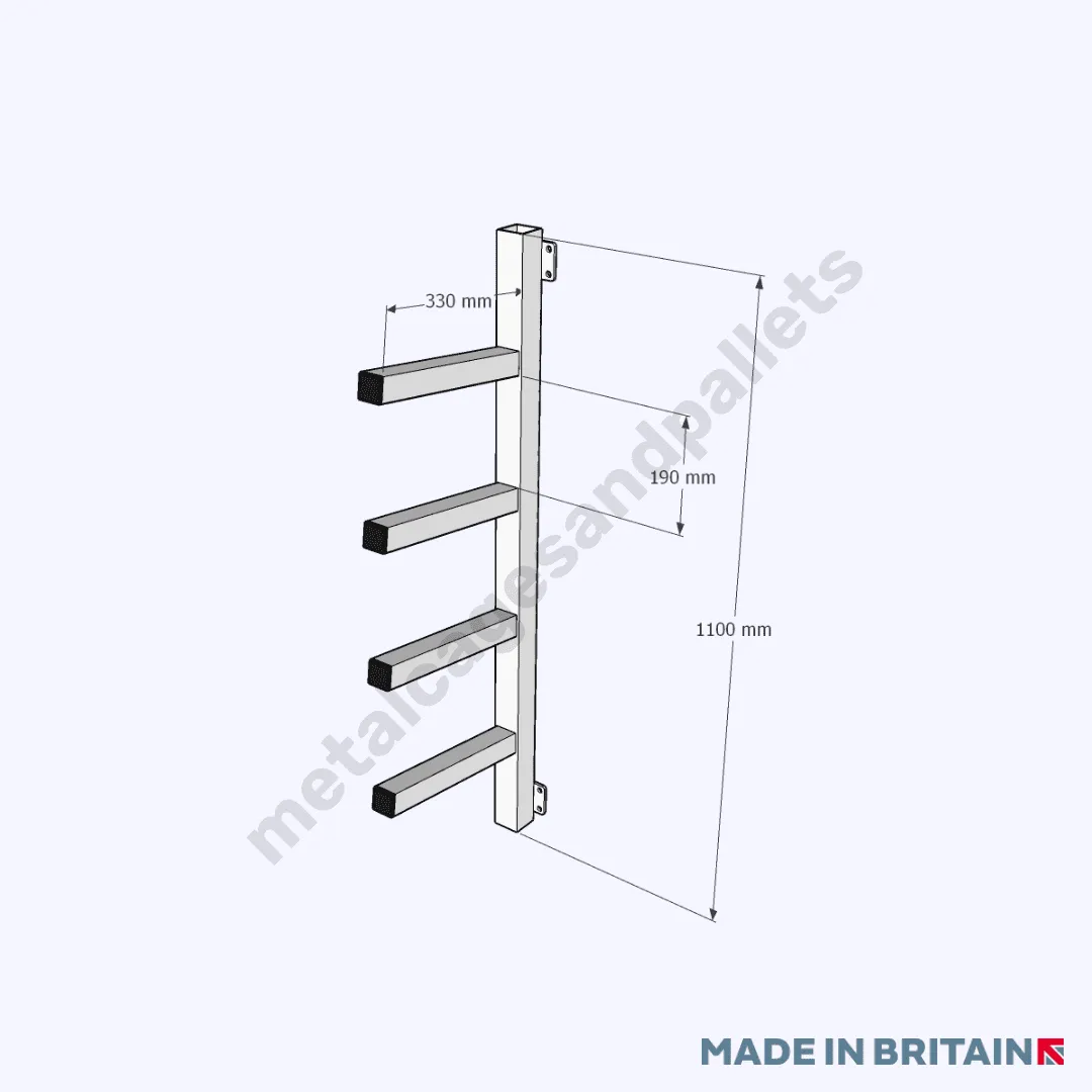 Wall Mounted Cantilever Rack