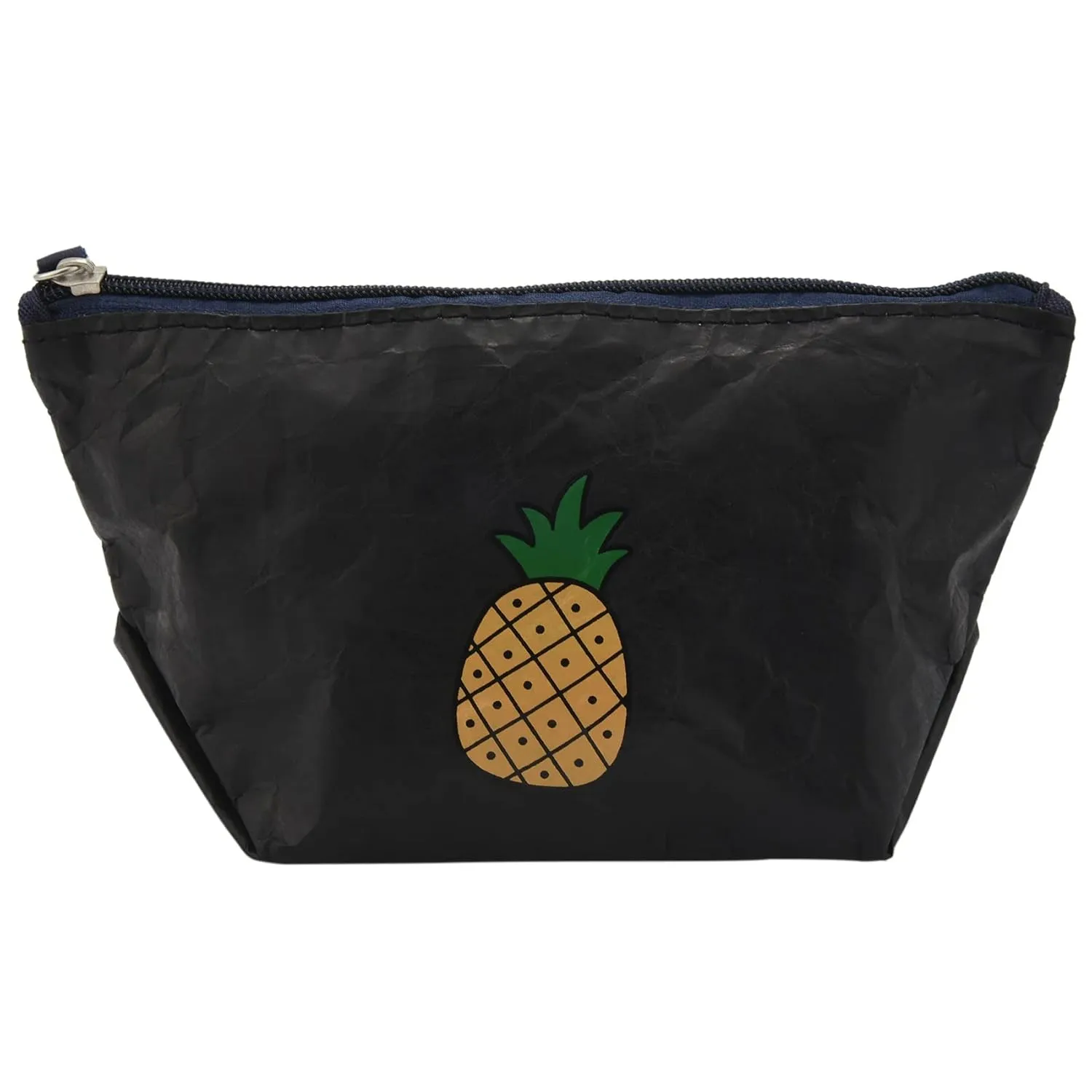 Washable Kraft Paper Sundries Storage Bags Women Cosmetic Handbag Foldable Travel Bag Home Bags Black