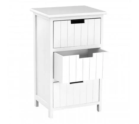 White 3 Drawer Chest