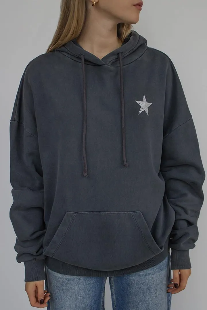 Women Teen Girls Cute Bow Graphic Hoodies Y2k Oversized Long Sleeve Hooded Sweatshirt Aesthetic Pullover Streetwear