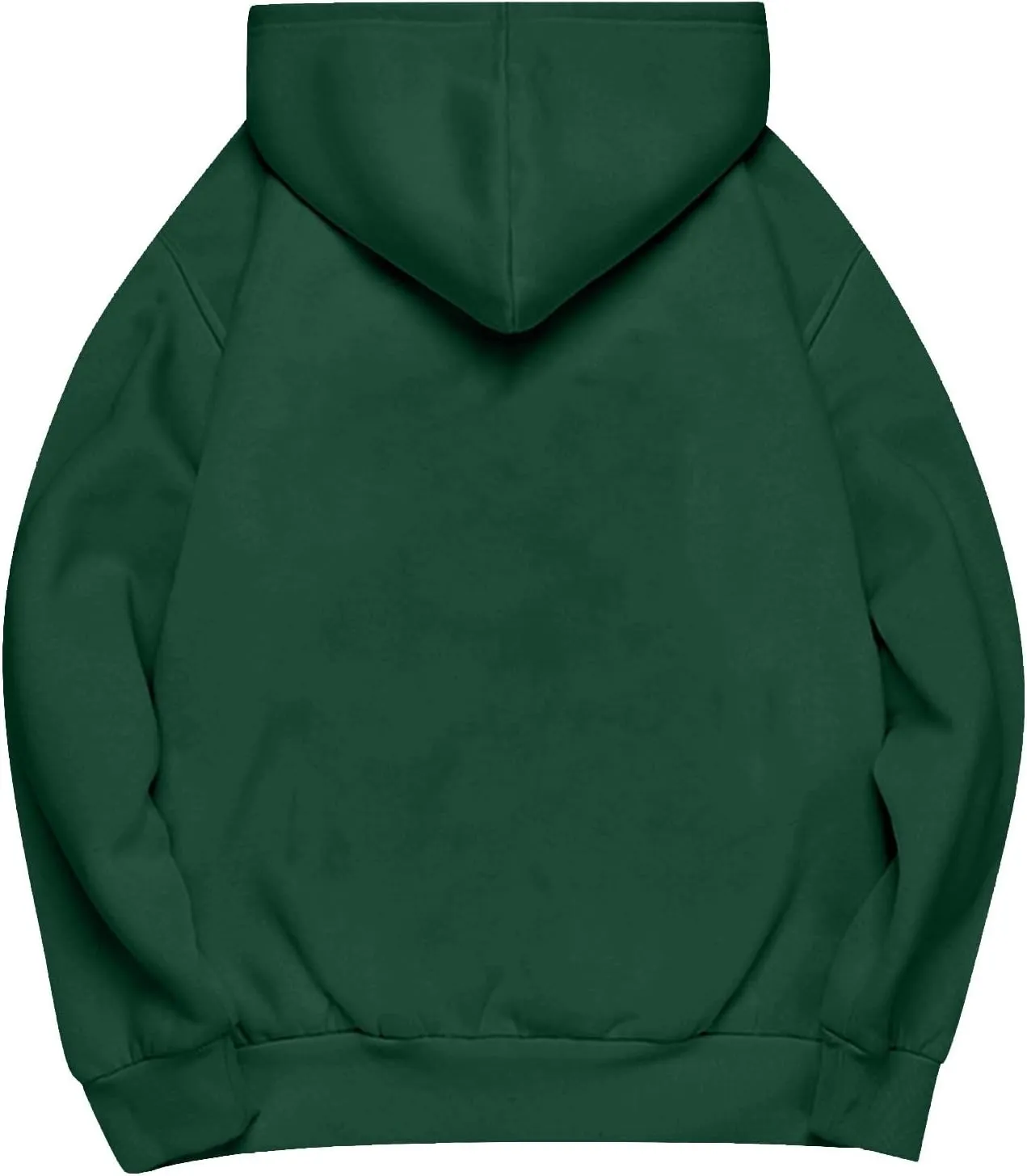 Womens Casual Soild Color Long Sleeve Hoodies Oversized Trendy Loose Fit Sweatshirts with Pockets Plus Size S-5xl